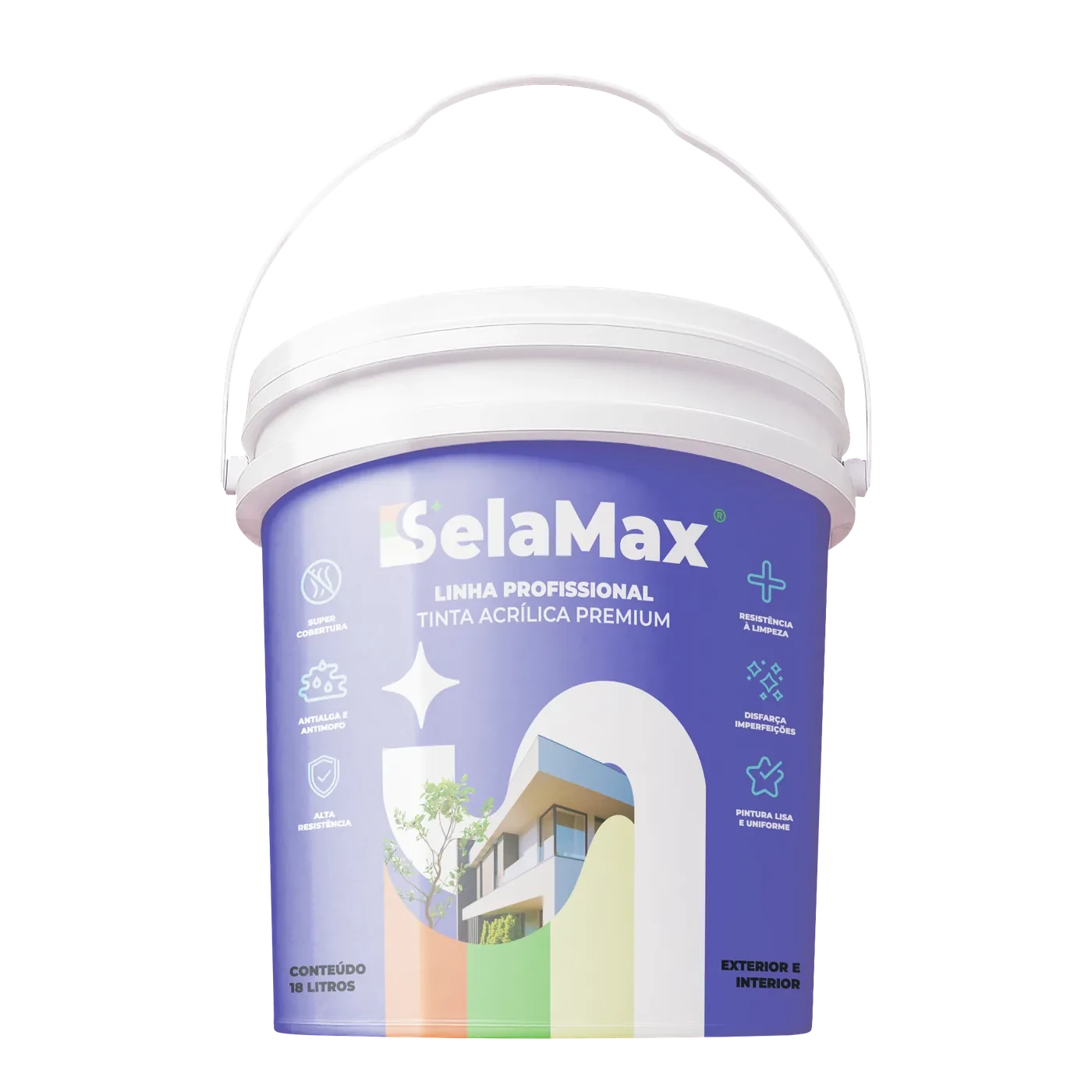 Tinta Acrílica Premium SelaMax 18 litros